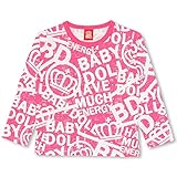 ベビードール 総柄ロンT 子供服 110cm ピンク
