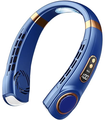 Amazon | 【2025新登場モデル 7色のLEDライト 冷却ネックファン