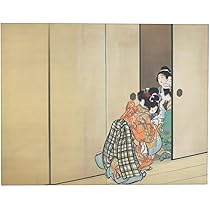 Amazon.co.jp: キャンバス絵画 上村松園 人形つかい 世界の名画