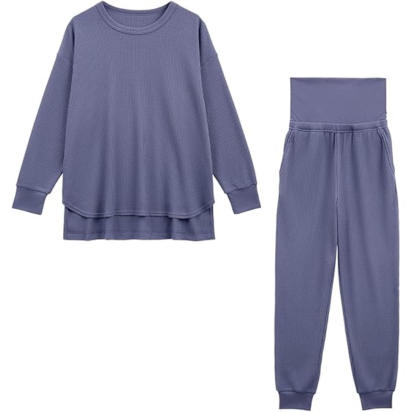 【riri】エメフィール☆リブモールニット☆腹巻付き☆長袖上下☆3色まとめ Amazon | [エメフィール] リブモール ニット 腹巻き付き ルーム