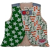 【秋冬物】 CHILD CHAMP(チャイルド チャンプ) 天竺×モコモコファーアメリカンベビーベスト 80cm /GR NO.C-86154652