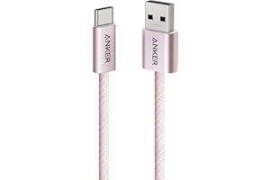 Anker Zolo USB-C & USB-A ケーブル 1.0m ピンク USB-IF認証 高耐久ナイロン素材採用 iPhone 17 / 16 / 15 / Galaxy Google Pixel 各種対応