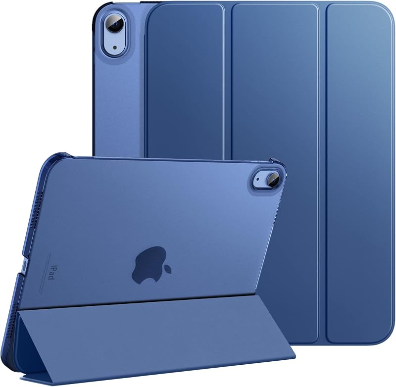 iPad 第11世代 第10世代 ケース 2025/2022 11インチ Dadanism iPad 11世代 A16/10世代 10.9インチ 2025年新モデル ケース iPad 11 10.9 2022 iPad 11 10 アイパッド用 タブレットケース オートスリープ 三つ折り スタンドケース PU+PC 耐久 Apple Pencil対応 カバー ネイビーブルー