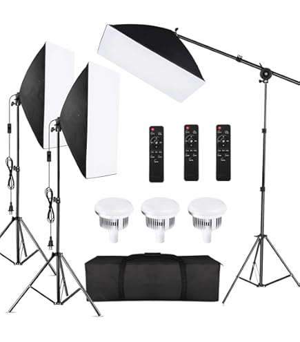 Amazon | ソフトボックス【 2023最新型 撮影照明キット】撮影用ライト