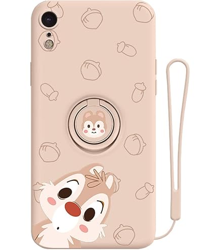 Amazon.co.jp: iPhone12ケース チップとデール リング付き 携帯