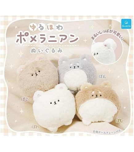 ポメラニアンもち　プリぬい　ぷりぬい　マスコットぬいぐるみ　しらたま Amazon.co.jp: ポメラニアンもち しらたま ぷりぬい : おもちゃ