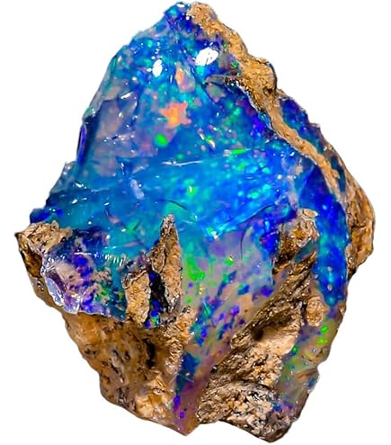 【格安，人気セール】 ★遊色オパールの原石★6.2ct/17.6mm★天然石蛋白石★エチオピア産★鉱物原石★ラフロック★エチピアンオパール