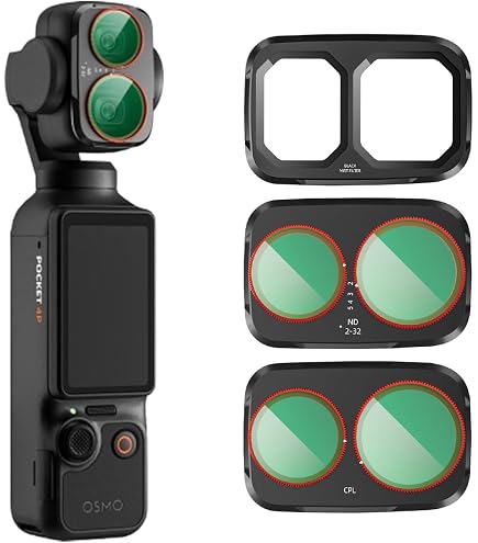 Amazon | ND&CPLフィルターセット DJI OSMO Pocket 4Pアクセサリー用 3