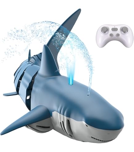 Amazon.co.jp: DeeRace ロボットサメ RCスピードボート ラジコン