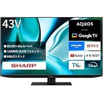 Amazon | シャープ 43V型 4K 倍速 液晶 テレビ AQUOS 4T-C43FN2 N