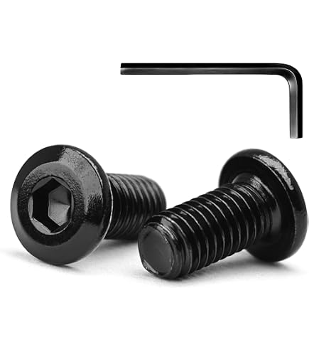 GOHODOMINO M6×30mm Flat Head Socket Cap Screws, Nuts, Flat