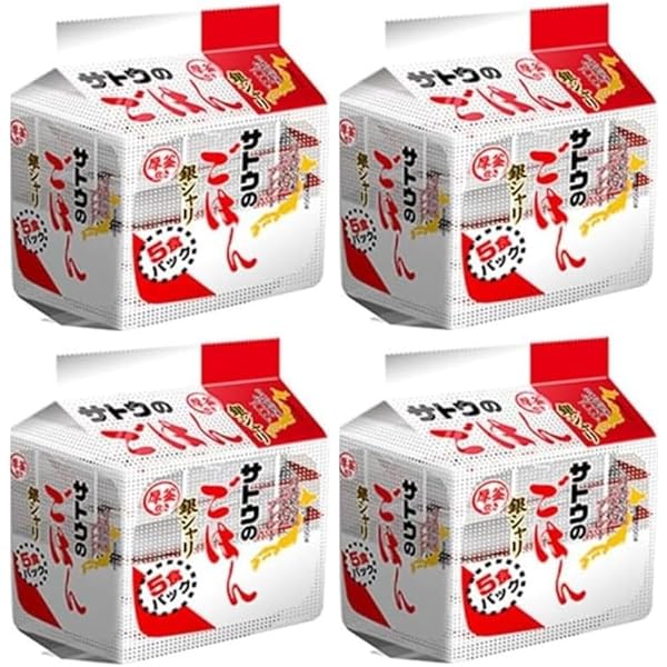 Amazon | サトウ食品 サトウのごはん 銀シャリ 5食パック (200g×5食)×8