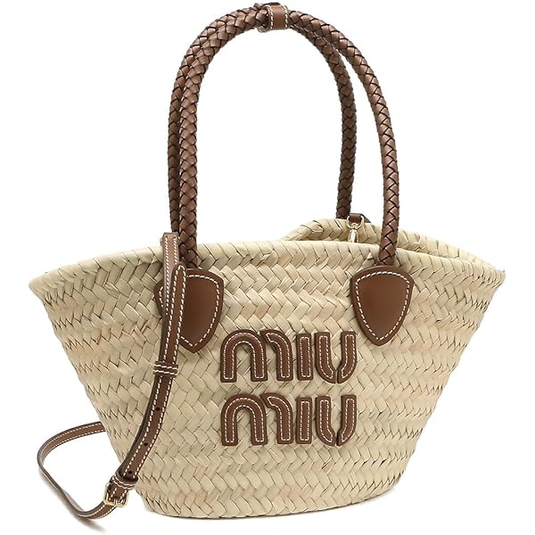 Amazon | [ミュウミュウ] ハンドバッグ ウーブンファブリック ミニ