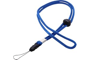 ネックストラップ 丸紐タイプ LP-MNS02BL