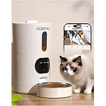 ペットの健康状態を見守り】COOAU 自動給餌器 カメラ付き300万画素 スマホ 61fvzRJX3iL._AC_UL210_SR210,