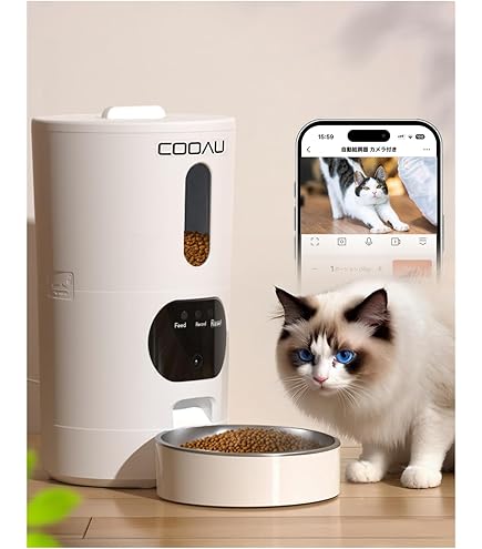 新品 カメラ付き 自動給餌器 チャオポリス α 自動給餌機 Amazon | FUNKS 公式 チャオポリスα 自動給餌器 カメラ付き 自動餌やり