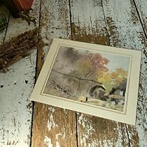 【未使用品】川合玉堂　暮春の雨　陶板画　【限定250部内 第247番】 未使用品】川合玉堂 暮春の雨 陶板画 【限定250部内 第247番