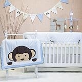 Pam Grace Creations Maddox Monkey Mix & Match 10 Piece Crib Bedding Set [並行輸入品]