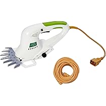 Amazon | 山善(YAMAZEN) 電気草刈機 AC電源 2分割式 金属刃 樹脂
