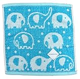 日繊商工 TROUSSEAU アニマルシリーズ アニホップ ウォッシュタオル ゾウ(ブルー) QLT-1527