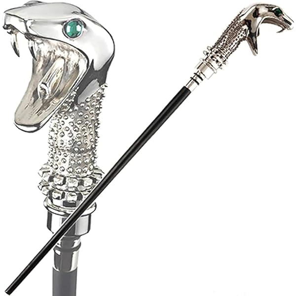 ハリーポッター　ルシウス・マルフォイの杖 Amazon | RuiWen 杖ルシウスマルフォイウォーキングスティックヘビ