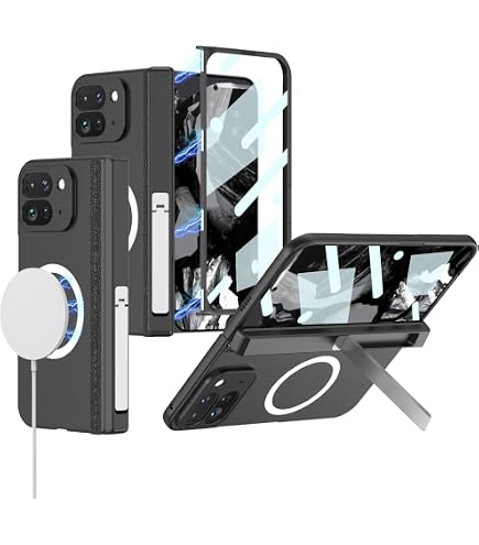 Amazon.co.jp: NINKI適応 Google Pixel 9 Pro Fold ケース MagSafe対応
