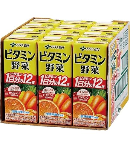 Amazon.co.jp: [ケース販売]1日分の野菜 200ml×12本 : 食品・飲料・お酒