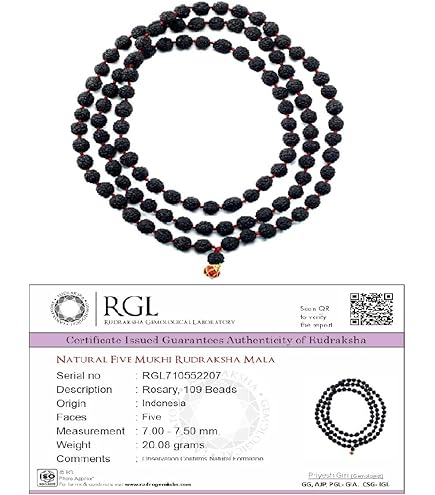 Amazon.co.jp: Rocksmins Pathri セミチクナ ルドラクシャ マーラー