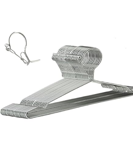 Amazon.co.jp: Trrcylp 10個パック 16.5インチ ワイヤーハンガー 4mm