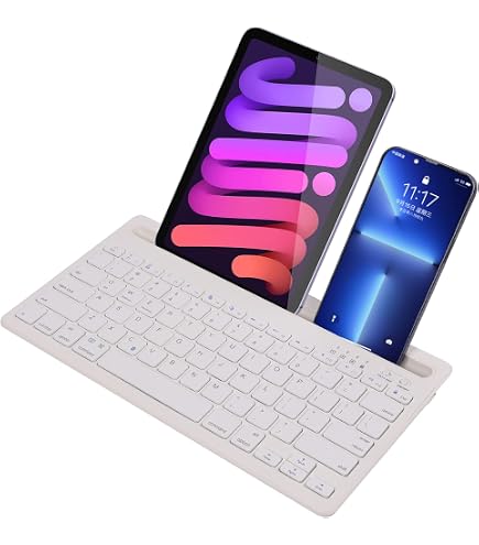 Amazon.co.jp: Bluetoothワイヤレスキーボード iPad用 タブレット用 黒