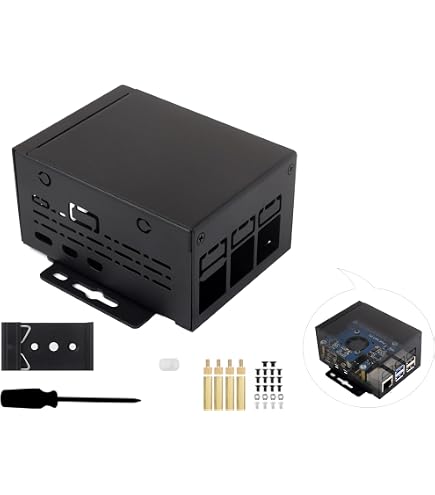 Amazon.co.jp: GeeekPi Raspberry Pi 5用ケース 27W PD電源アダプター