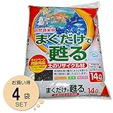 [まとめ買い]自然応用科学 まくだけで甦る １４リットル １ケース ４袋入り