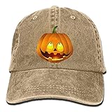 大人 デニム キャップハッピーハロウィン パンプキン かぼちゃ 今季最新 旅行 レジャー・キャップ ストーリート系 紫外線対策 日よけ 小顔効果 プリント付き 無地 ベージュ