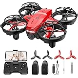 Holy Stone HS420 Mini Drone with HD FPV Camera for Kids Adults Beginners, Pocket RC Quadcopter with 2 Batteries, Toss to Laun