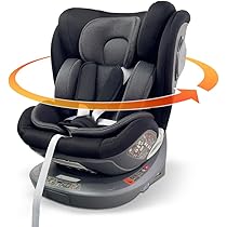 Amazon | アイリスプラザ 360°回転式 アーム付き ISOFIX固定 