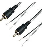 Amazon | F-Factory スピーカーケーブル ピンプラグ－先バラ 1m