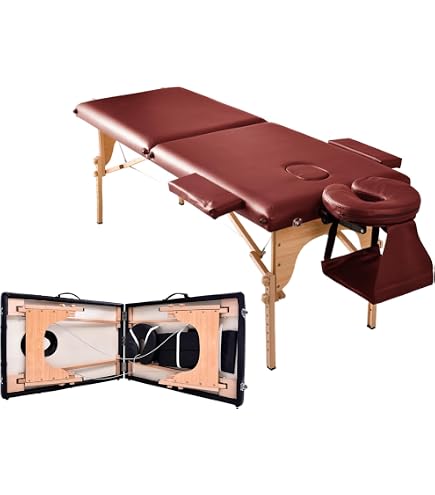 Amazon.co.jp: Master Massage マッサージベッド 軽量折りたたみ木製