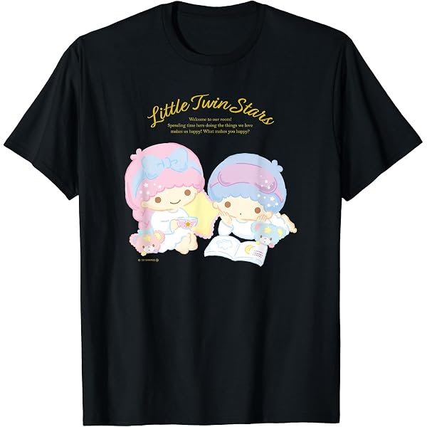 Amazon | リトルツインスターズ ほしにのって ライトカラー Tシャツ