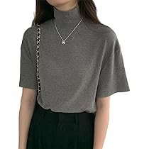 半袖ハイネックカットソー＜原プロモチーフ＞ セール】 カラーステッチ半袖ハイネックハーフジッププル