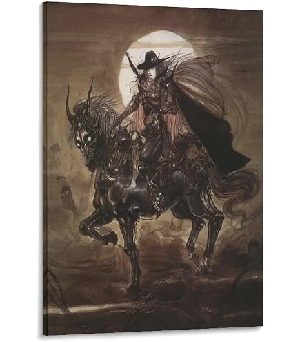 Amazon.co.jp: 天野喜孝黒衣の剣士ポスター プリント キャンバス 壁