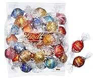 リンツ (Lindt) チョコレート リンドール 10種類アソート 詰め合わせ [Aタイプ] 個包装 30個入り (ミニリーフレット付き)