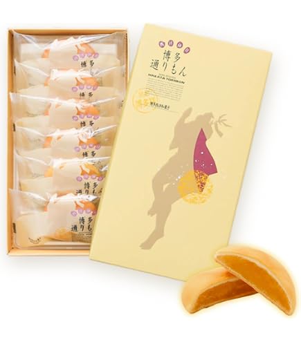 Amazon | 【福岡限定】博多通りもん（6個入り×1箱）【メーカー専用袋