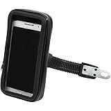 MotoOver 【 日本語説明書 付き 】 防水 バイク ミラー スマホホルダー スマホ バイク用ホルダー スマホマウント 固定 マウントステー タッチパネル 対応 MO-SMA-CASE-M