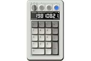 8BitDo Retro 18 Mechanical Numpad, Supports Calculator Mode, Bluetooth/2.4G/Wired Numpad for Windows and Android (M)