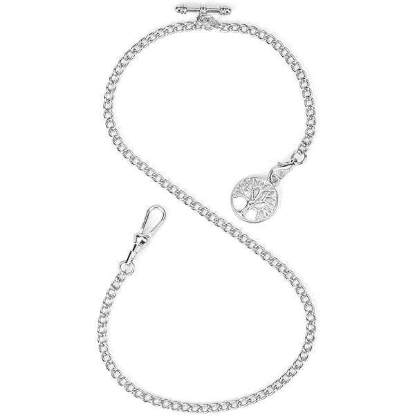 懐中時計チェーン ウォレットチェーン Amazon.co.jp: ManChDa 懐中時計チェーン ダブルアルバートチェーン T