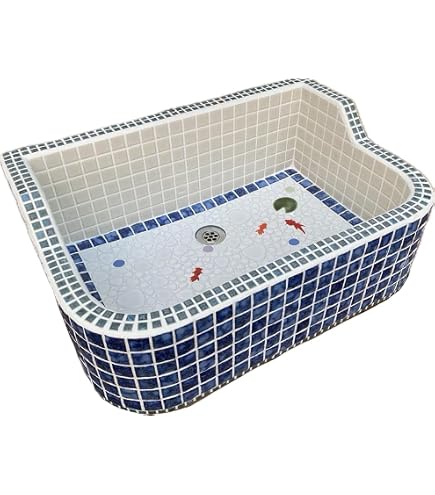 Amazon.co.jp: 作善堂 ガーデンシンク タイルシンク ガーデンパン 屋外