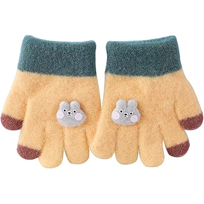 Amazon.co.jp: [Umeloeo] キッズ 手袋 子供 5本指 ミトン スマホ手袋