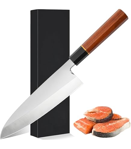 Amazon｜左利き用 出刃包丁 180mm 白紙二号 左利き｜出刃包丁