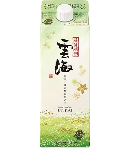 Amazon.co.jp: 雲海酒造 雲海 そば焼酎 25度 1800ml : 食品・飲料・お酒