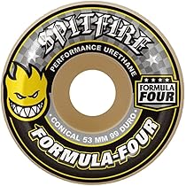 スケートボード Spitfire Formula Four 99Duro 53mm SPITFIRE】FORMULA FOUR 99DURO CONICAL FULL SHAPE スピット